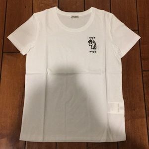 Miu Miu Tee Shirt “Not Nice”